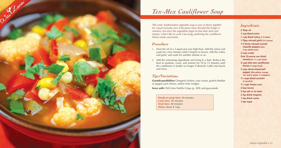 Tex-Mex Cauliflower Soup